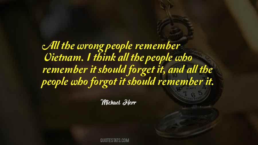 People Remember Quotes #1668742