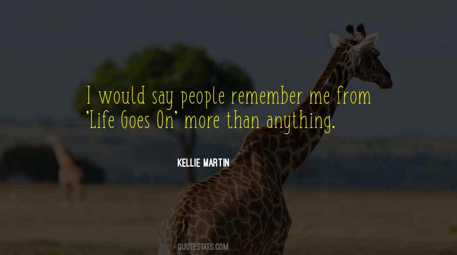 People Remember Quotes #1790356