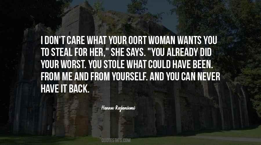 You Stole From Me Quotes #738806