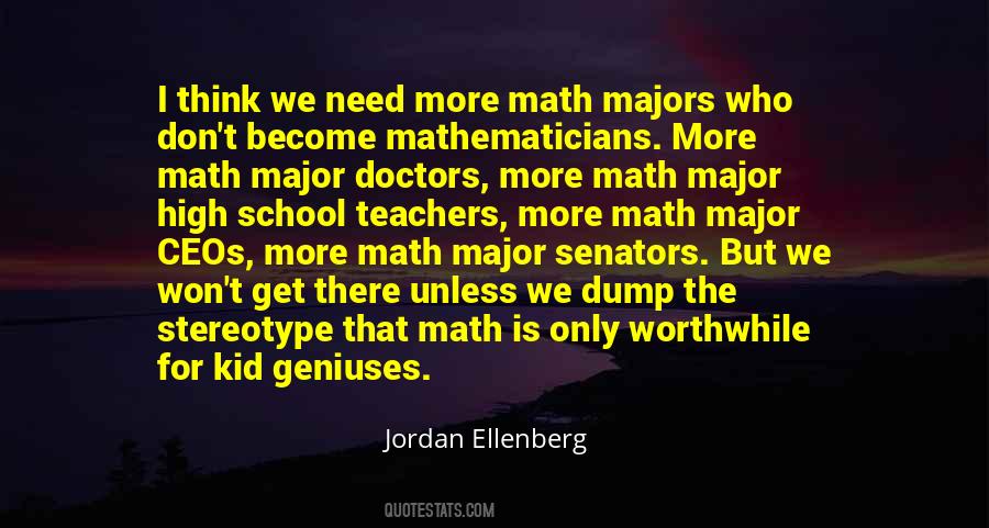 Math Major Quotes #140800