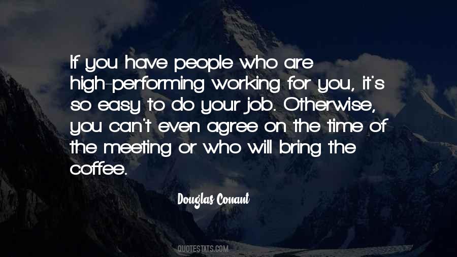 Meeting Over Coffee Quotes #946904