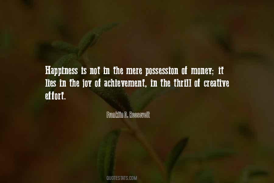 Quotes About Happiness Not Money #1573120