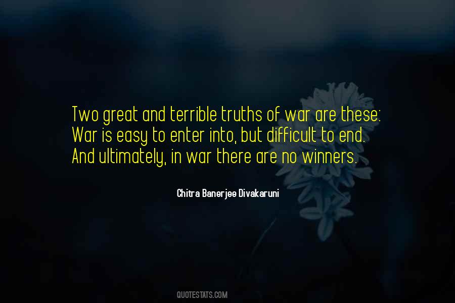 No Winners In War Quotes #1081925