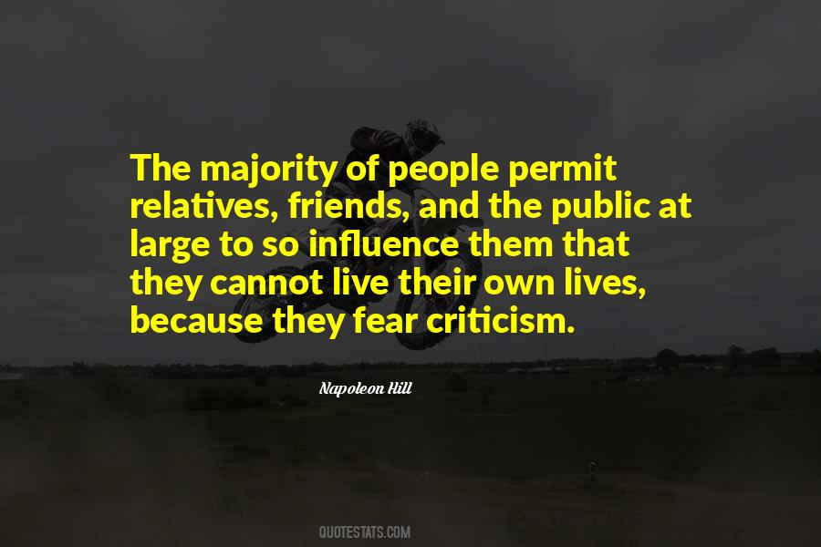 Friends Criticism Quotes #1876318