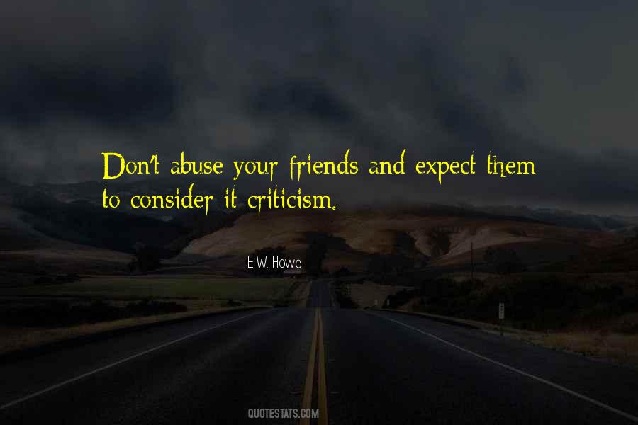 Friends Criticism Quotes #210944