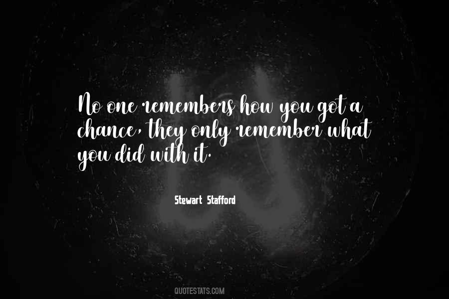 Remember What You Quotes #1445767
