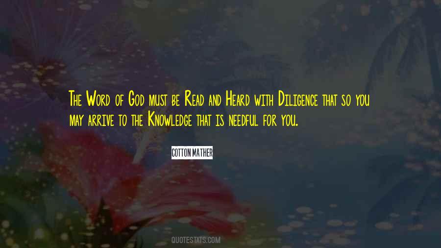 Word Of Knowledge Quotes #857899