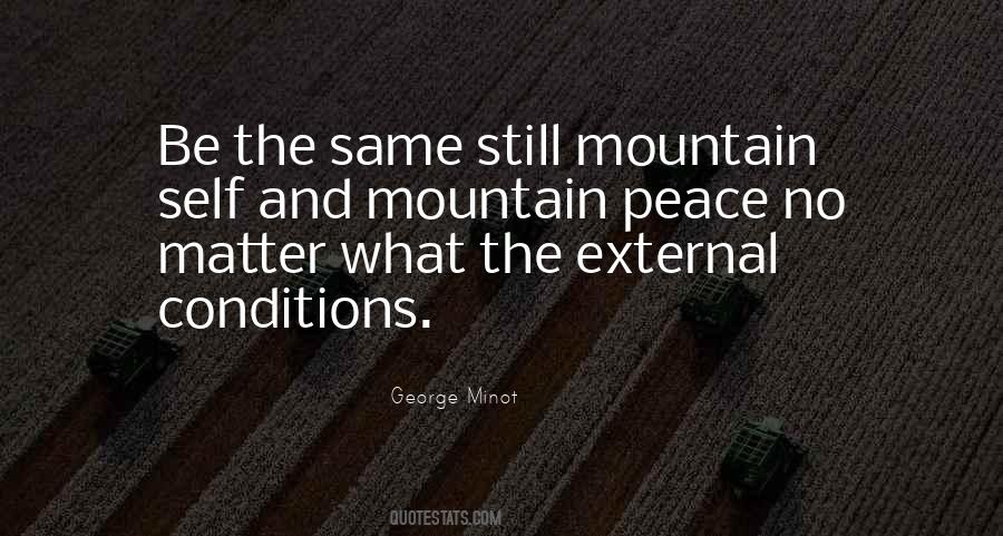 Peace Mountain Quotes #1584063