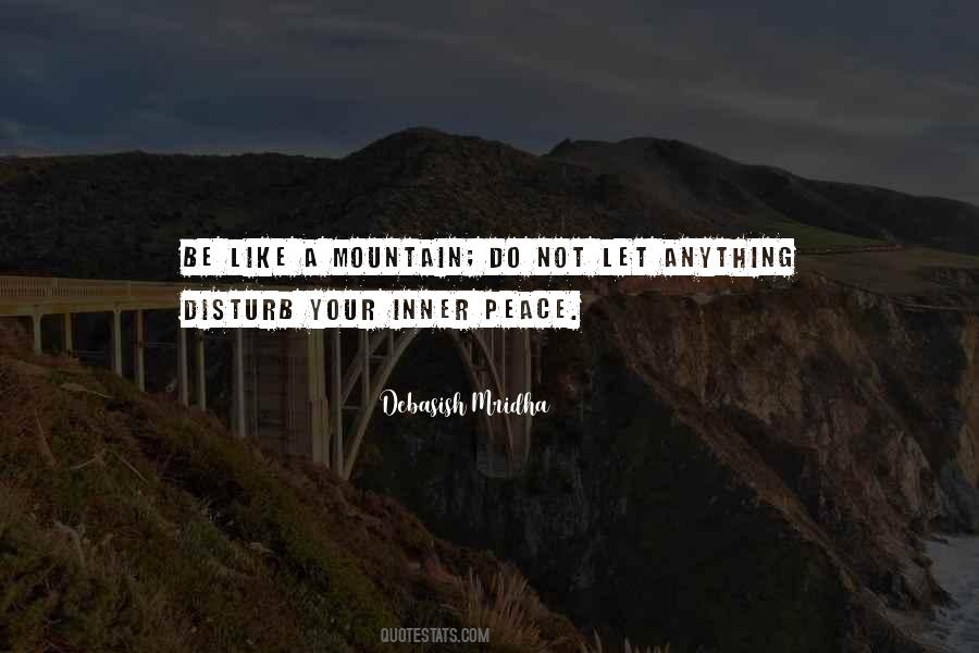 Peace Mountain Quotes #439425