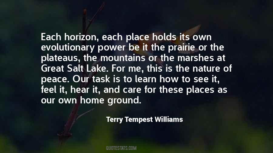Peace Mountain Quotes #916805