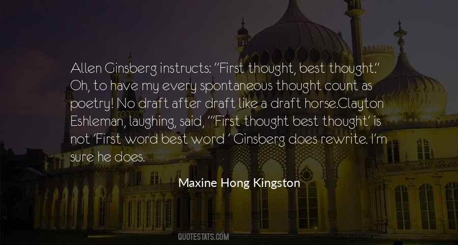 A Person Who Thinks All The Time Quotes #1823478