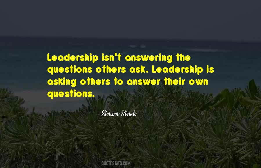Leadership Is Quotes #1349534