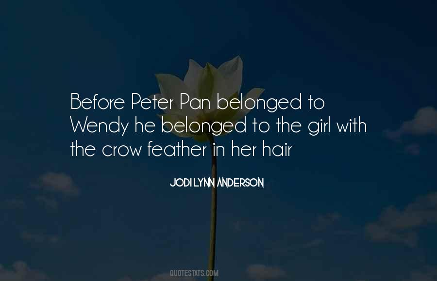 Peter Pan Wendy Quotes #485032