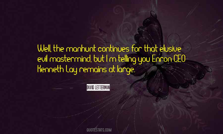 Enron Ceo Quotes #316921