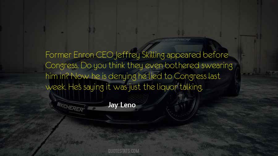 Enron Ceo Quotes #690763