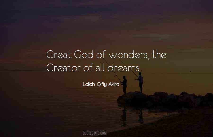 Dream Big God Quotes #1175020