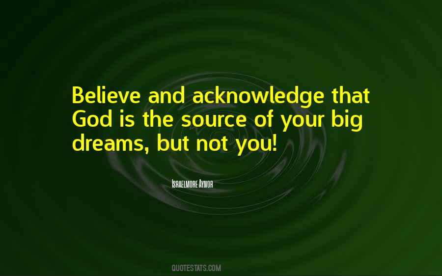 Dream Big God Quotes #128059