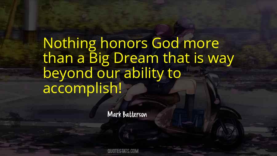 Dream Big God Quotes #403299