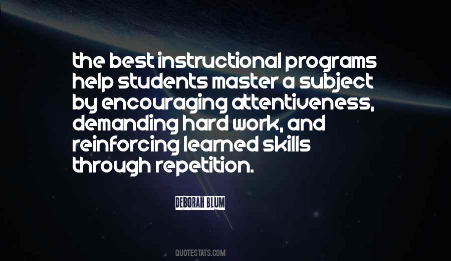 Learned Skills Quotes #1497276