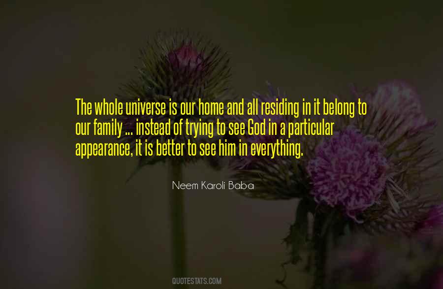 Family Universe Quotes #809323