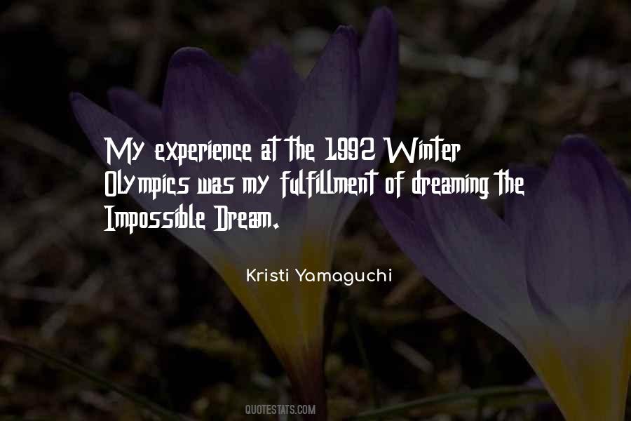 Dream Fulfillment Quotes #1826489