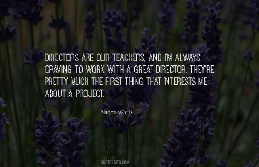 Great Director Quotes #1111614