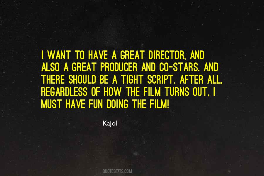 Great Director Quotes #551577