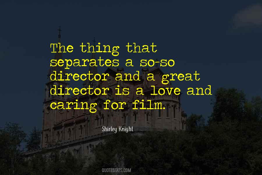 Great Director Quotes #943781