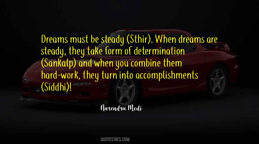 Dream Hard Work Quotes #1010436