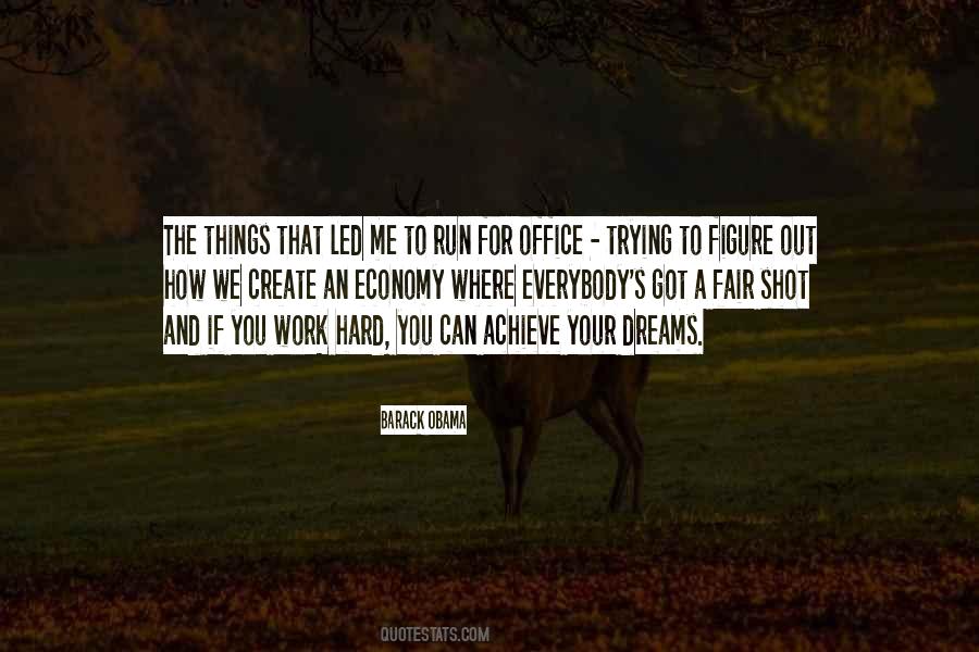 Dream Hard Work Quotes #1046927