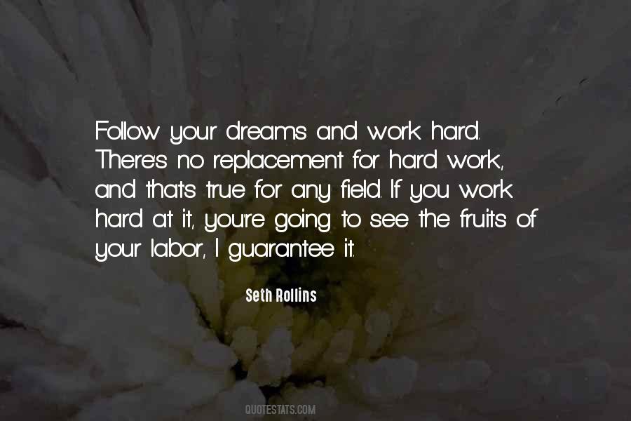 Dream Hard Work Quotes #394633