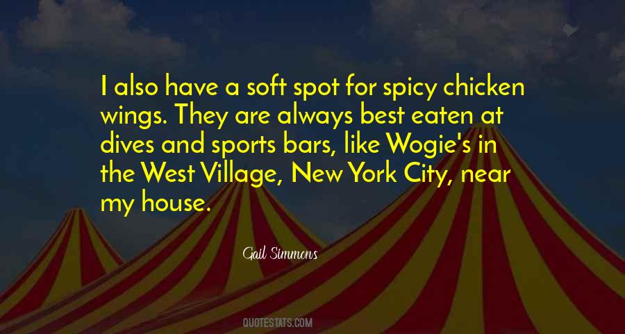Spicy Chicken Wings Quotes #172057