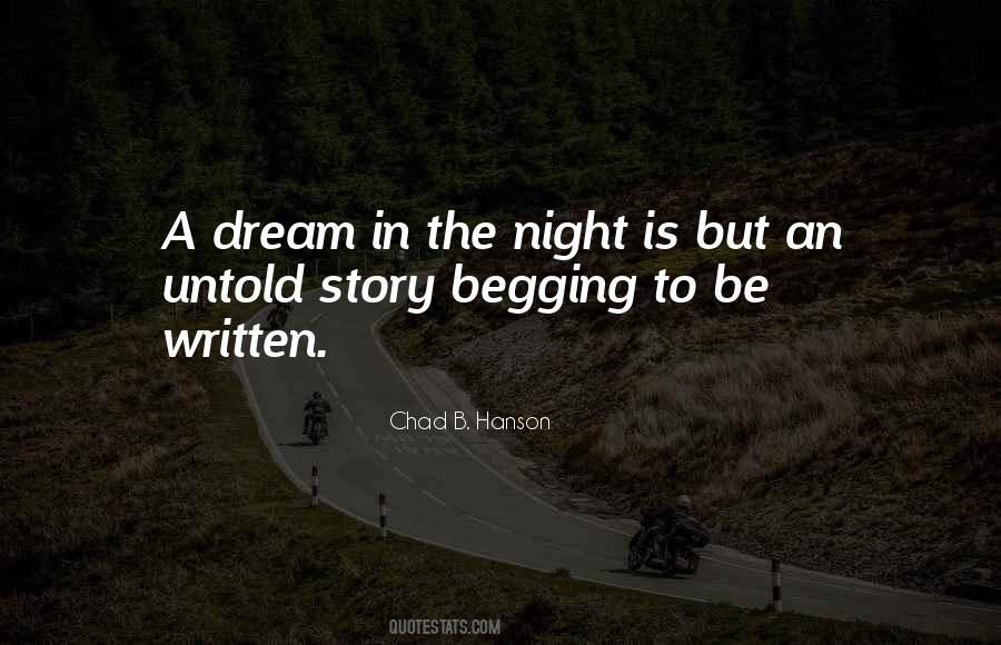 Dream In The Night Quotes #1448816