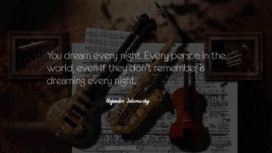 Dream In The Night Quotes #79032