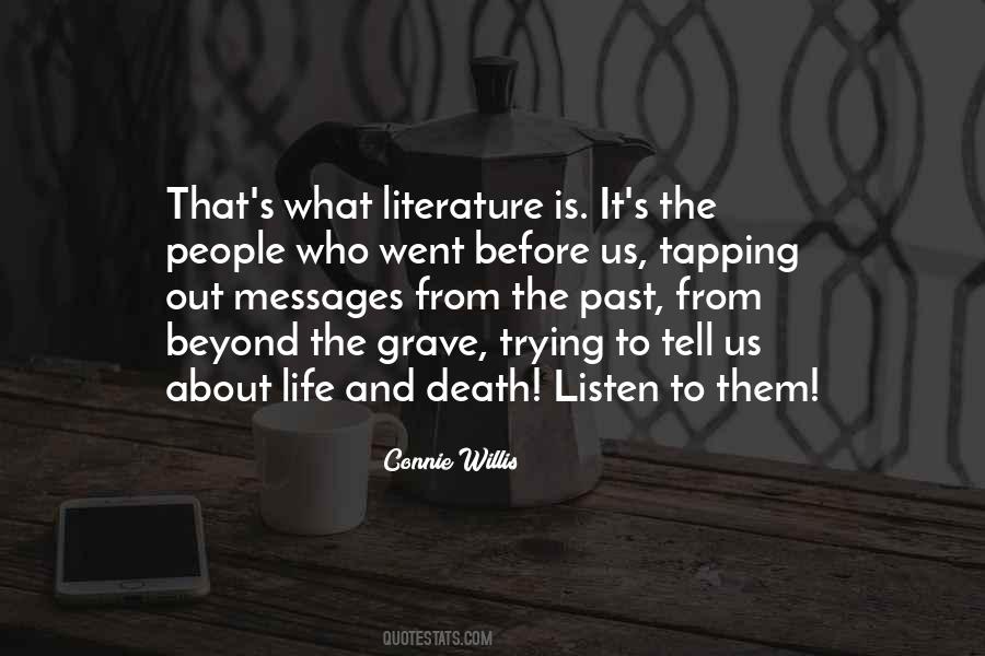 Death Literature Quotes #1266156