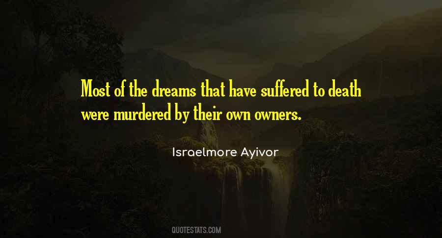 Dream Killer Quotes #1732053