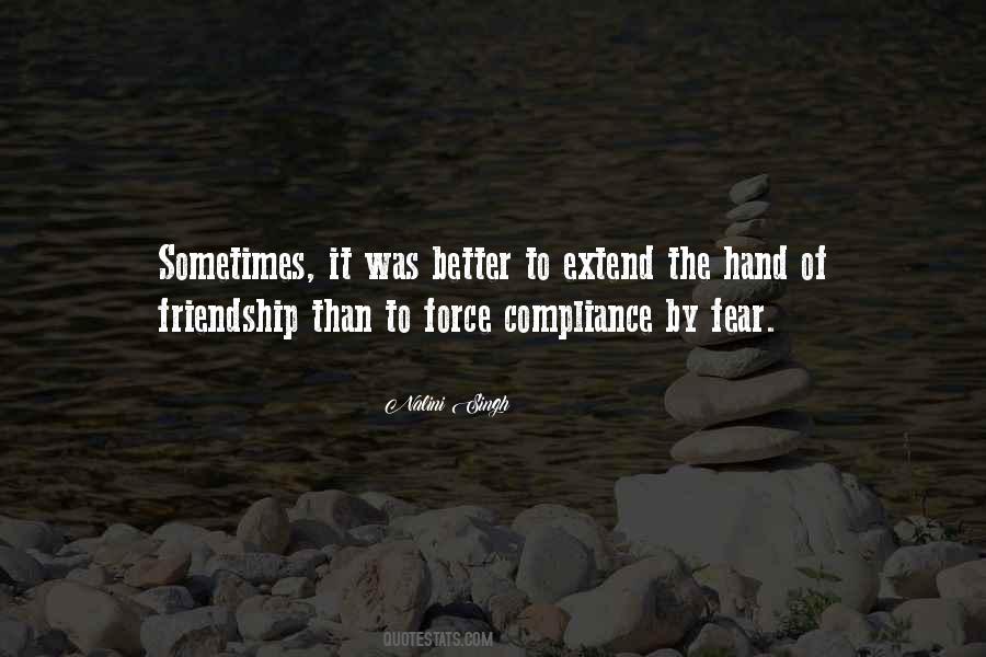 Fear Friendship Quotes #89355