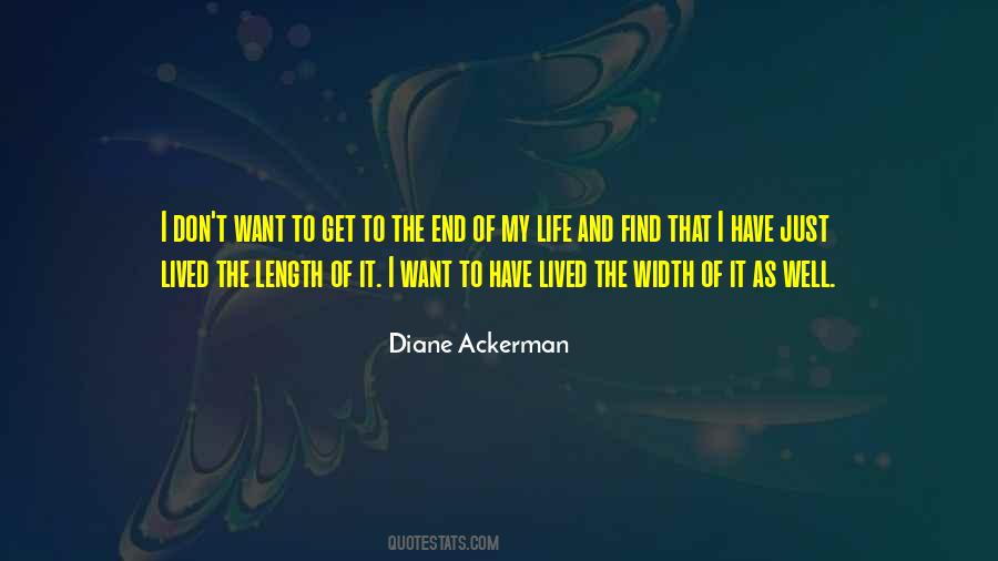 I Just Want It To End Quotes #1341678
