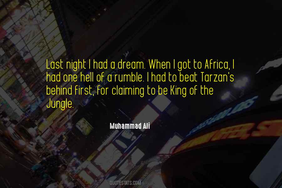 Dream Last Night Quotes #276800