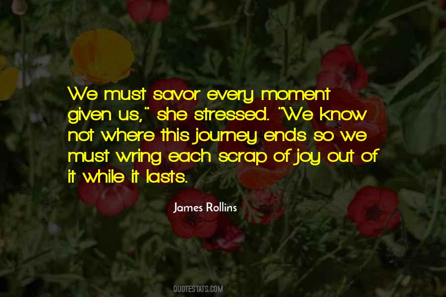 Joy Moment Quotes #853334