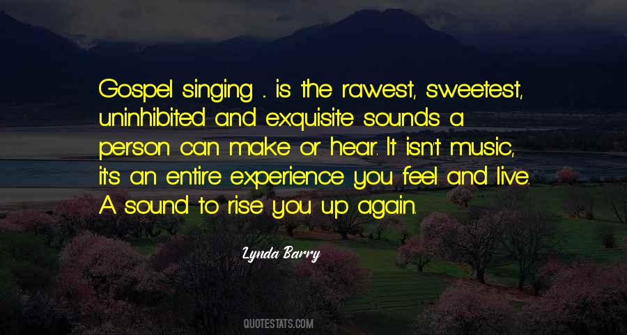 Gospel Singing Quotes #1625160