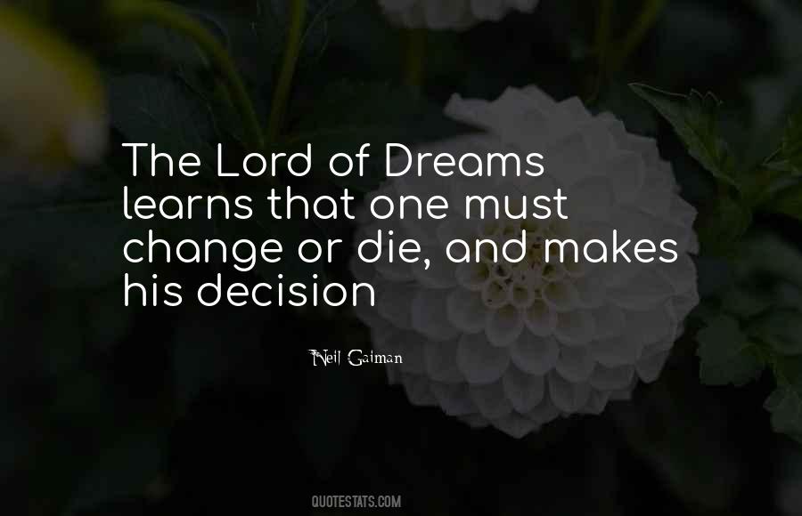 Dream Lord Quotes #887154
