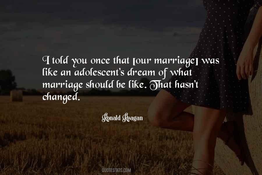 Dream Marriage Quotes #106874