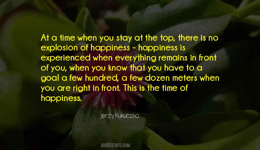 Happiness Is Right In Front Of You Quotes #142967
