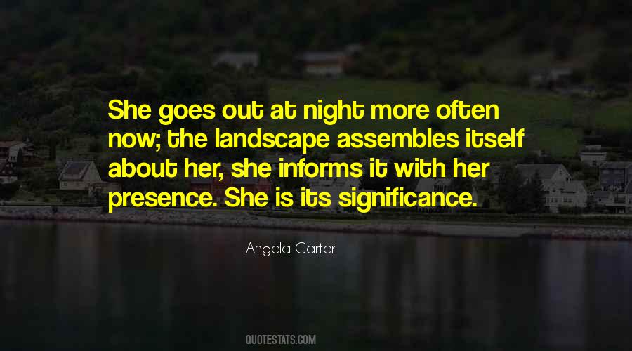 Out At Night Quotes #218955