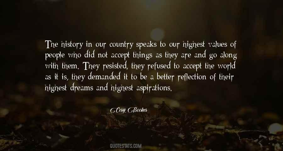 Dream Of A Better World Quotes #710148