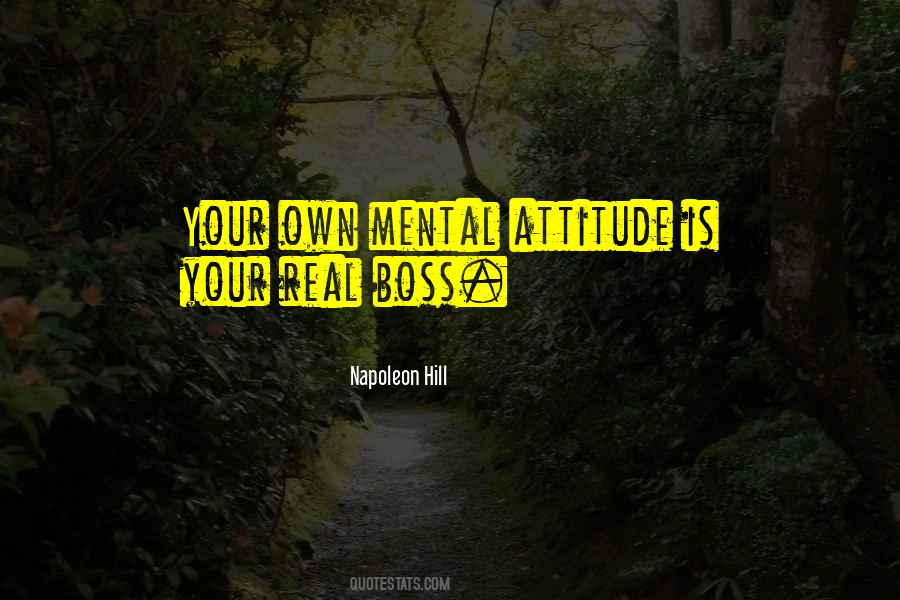 Your Own Boss Quotes #1292990