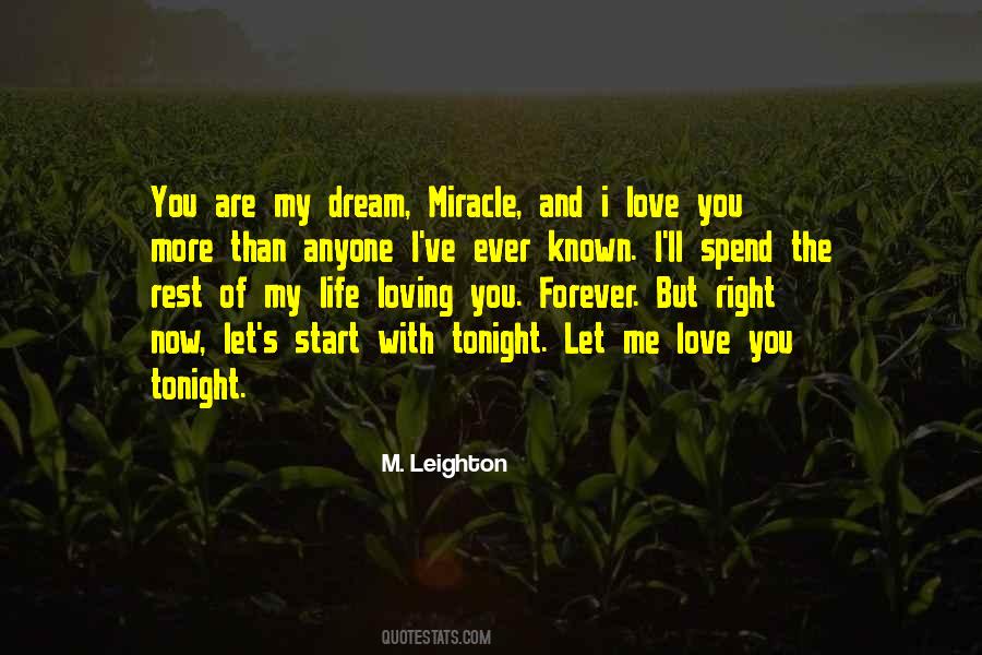 Dream Of Me My Love Quotes #1828926