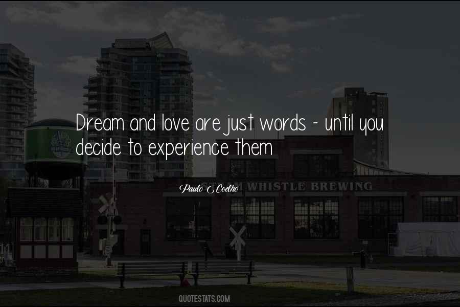 Dream Of Me My Love Quotes #19309