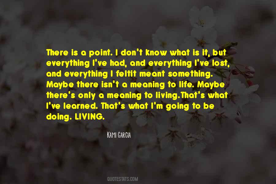 Everything I Lost Quotes #135537